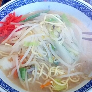 【ヘルシー野菜】白菜たっぷりちゃんぽん麺